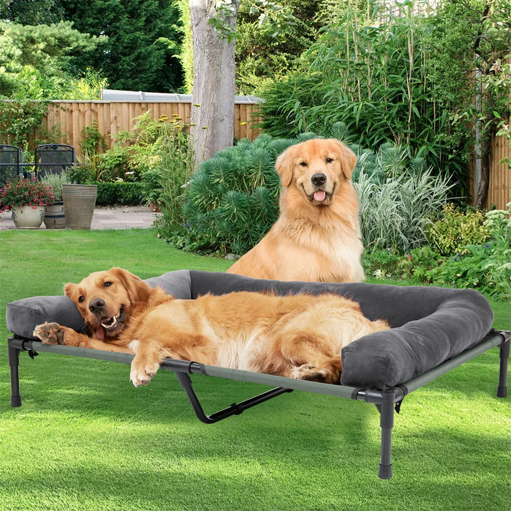 Outdoor Camping Dog Bed - BINGOPAW Elevated Dog Bed Mesh Pet