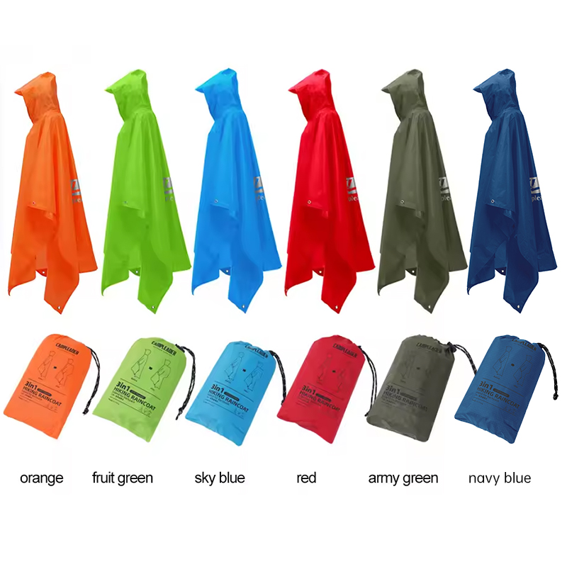3 In 1 Waterproof Raincoat Lig - огляд і ціна Camping Rain Poncho