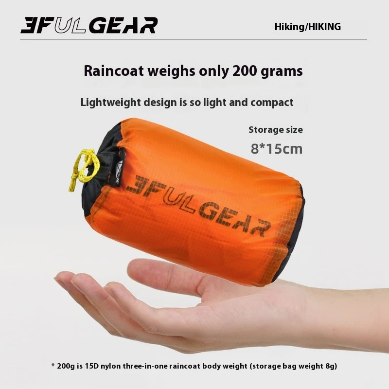 3F UL GEAR Ultralight Hiking R - огляд і ціна Camping Rain Poncho