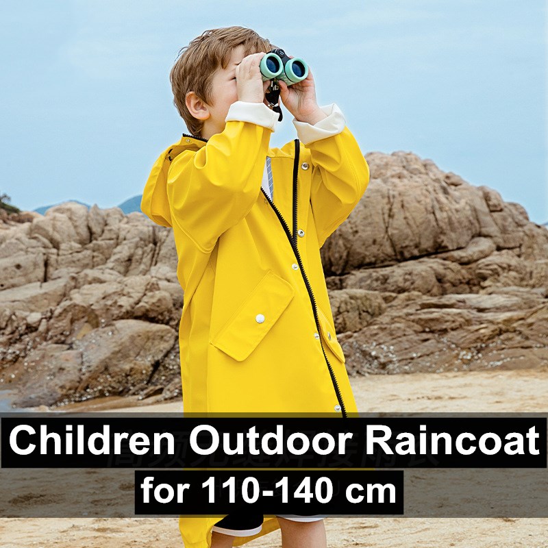 100-140 Cm Children's Raincoat - огляд і ціна Camping Rain Poncho