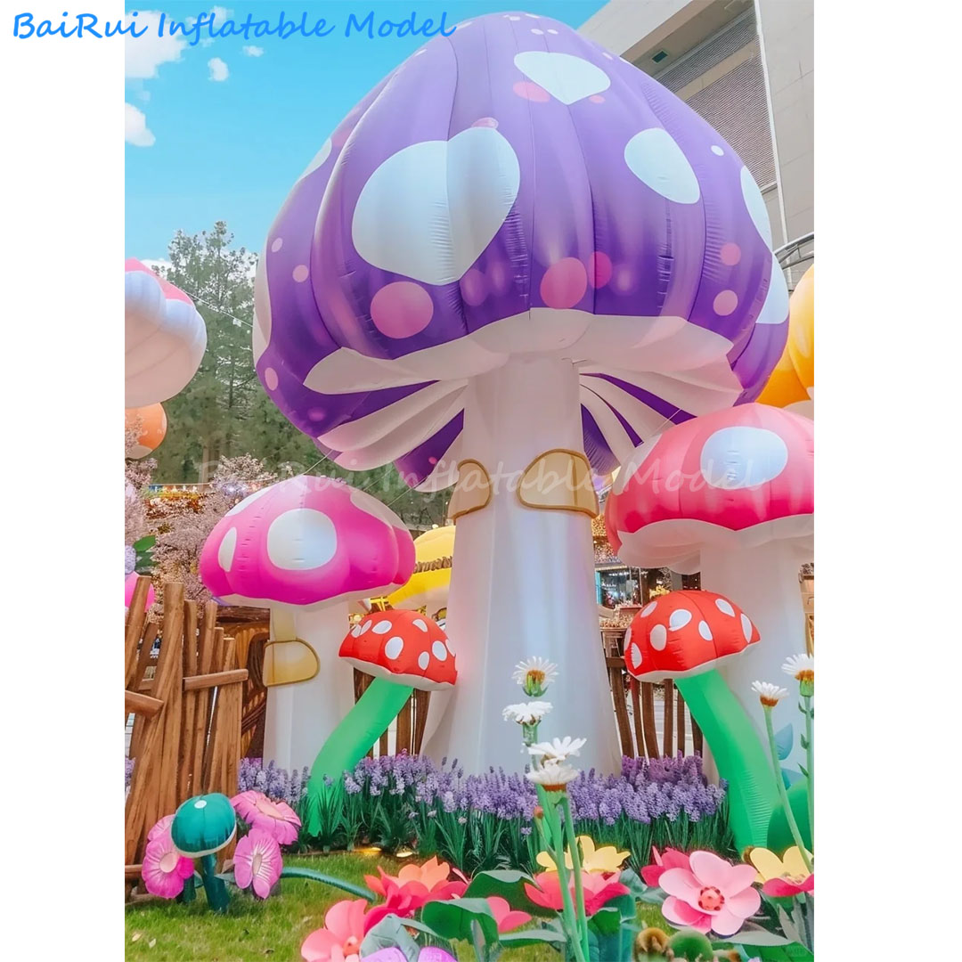 Giant Inflatable Cartoon Mushr - огляд і ціна Outdoor Camping Exhibition