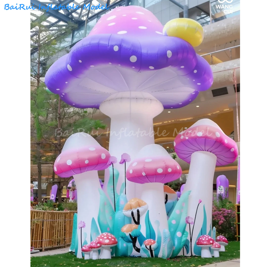 Giant Inflatable Cartoon Mushr - огляд і ціна Outdoor Camping Exhibition