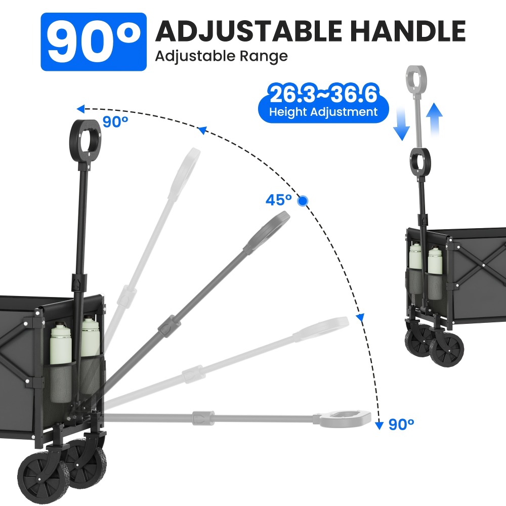 Folding Garden Cart 360 lbs Ca - огляд і ціна Outdoor Camping Trolley